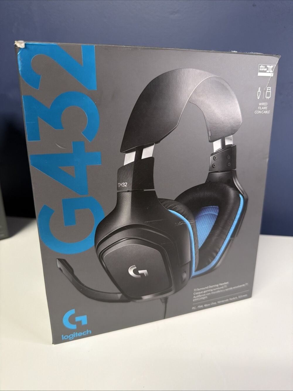 *CLEARANCE* Logitech G432 Wire 7.1 Surround Gaming Headset - Black